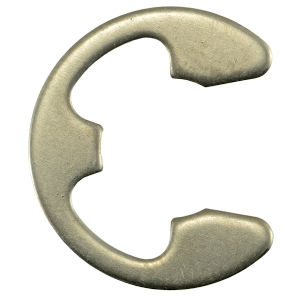 Midwest Fastener External-E E-Clip, 18-8 Stainless Steel Plain Finish, 1/2 in Shaft Dia, 8 PK 36754 - main